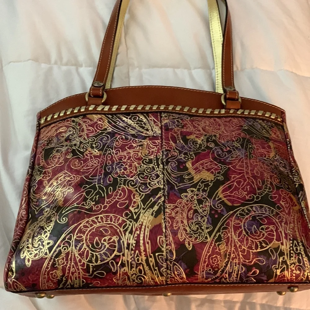 Patricia Nash Multicolor Paisley Shoulder Bag - Picture 3 of 10